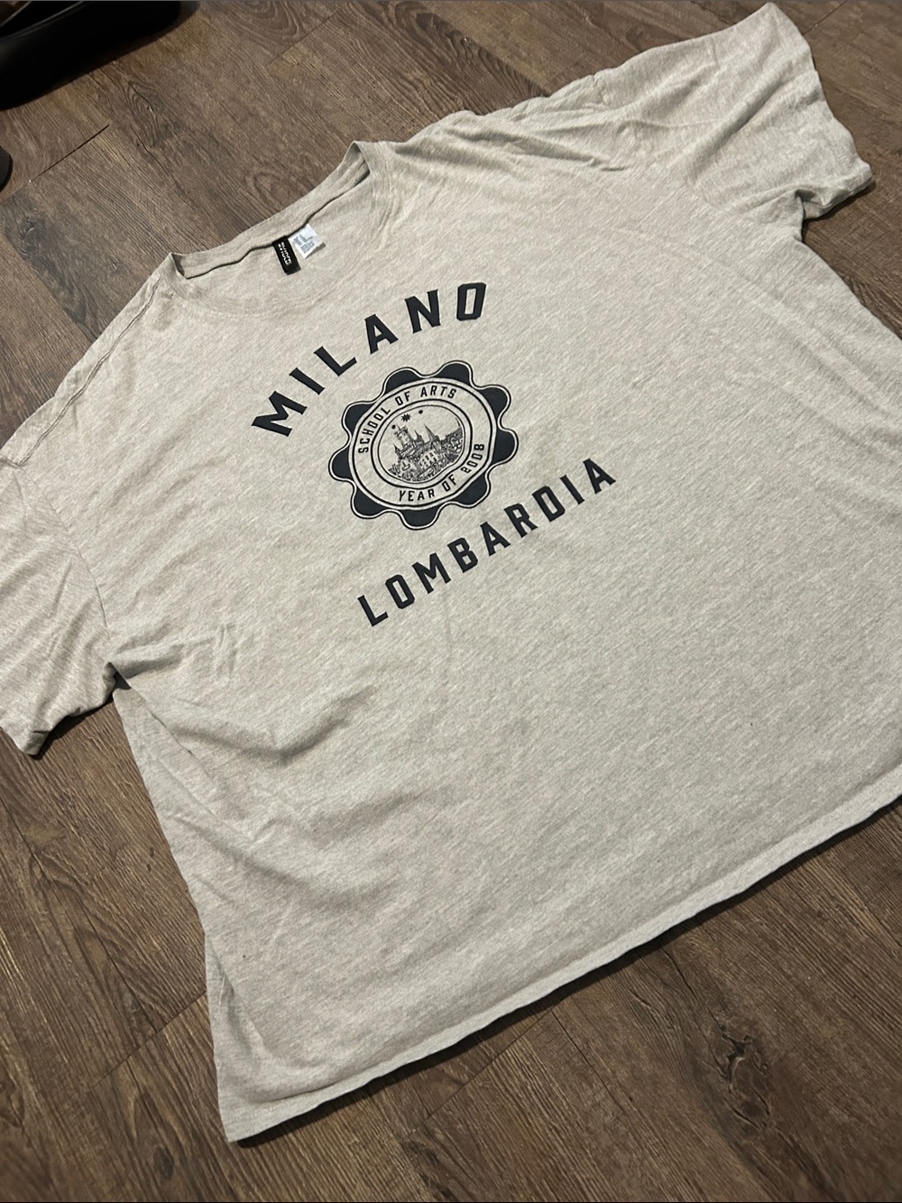 Light Gray Oversized T-Shirt